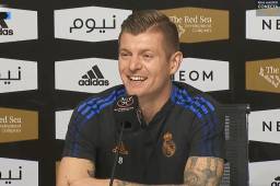 Kroos estuvo sonriente en la rueda de prensa previo al Barcelona-Real Madrid por la Supercopa de España.
