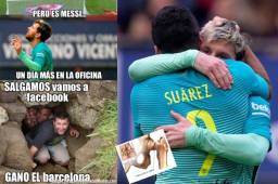 Barcelona volvió al camino del triunfo y fue goleando al Osasuna con goles de Messi y Suárez.