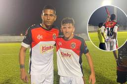 Carlo Costly ingresó de cambio en el gane del Lone FC contra el Independiente en Siguatepeque.