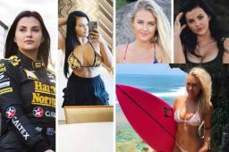 Una se destacó como piloto y la otra también era una estrella como surfista, ahora se dedican al cine para adultos y así fueron captadas.