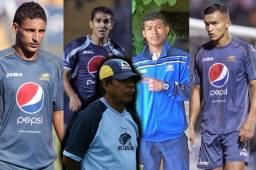 César Oseguera, Jorge Claros, Ramón Maradiaga y Odis Borjas tienen atrás un pasado muy especial con Motagua; Iván López estuvo en reservas.