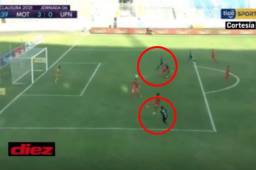 Juan Ángel Delgado hizo el 3-0 de Motagua ante los Lobos de la UPN.