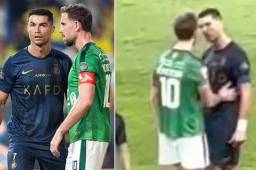 Jordan Henderson tuvo un pique con Cristiano Ronaldo cuando se enfrentaron en la Liga de Arabia Sauidta.