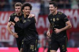 Sané se despachó con dos goles en el contundente triunfo del Bayern sobre Benfica.