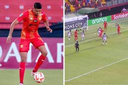 Así fue el gol de Getsel Montes en el triunfo de Herediano ante el Robinhood en la Concachampions.