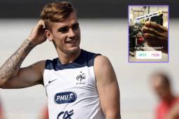 La broma que hixo Antoine Griezmann a sus compañeros de selección Samuel Umtiti y Paul Pogba.