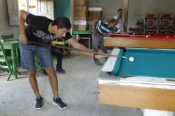 El jugador Mauricio Sabillón se retiró de las canchas este torneo con Marathón y ahora disfruta de su familia en Pinalejo, Santa Bárbara. Foto Neptalí Romero