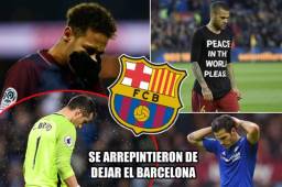 Te presentamos a los 11 futbolistas que alguna vez o por algún motivo se arrepintieron de marcharse del Barcelona. Aquí te lo contamos.