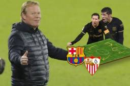 Barcelona quiere seguir con el buen paso en la liga española y buscará con esta alineación su tercer triunfo. El 11 que presentaría Ronald Koeman.