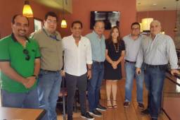 Miembros del Real España y Marathón ya preparan el juego de la Copa Presidente. Foto cortesía @CDMarathon.