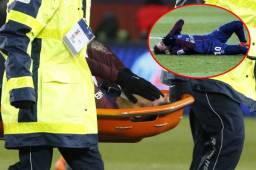 Neymar se lesionó en el juego por la Ligue 1 de Francia.