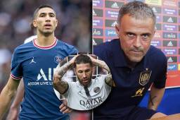 Hakimi no compartió la decisión de Luis Enrique en dejar fuera de la Copa del Mundo a Sergio Ramos.