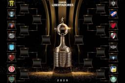 El cuadro de partidos de los octavos de final de la Copa Libertadores 2020.