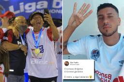 Gian celebró el título de Olimpia y aprovechó para atizar a los detractores de su padre.