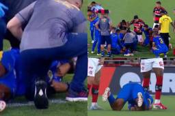 Imágenes sensibles: se desplomó, empezó a convulsionar y jugadores rezaron a su alrededor