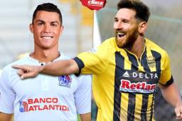 Sin lugar a dudas, los dos grandes ídolos del mundo han pasado por la mente de los catrachos al imaginarse cómo lucirían con las camisetas de los clubes de la liga nacional. ¡Imperdible galería!.