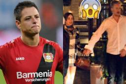 La novia de Chicharito fue captada acompañada de otro hombre.