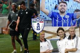 El argentino Esteban Solari llega al banquillo de Pachuca. FOTO: Linda Kaesbohrer