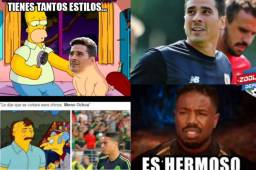 El portero mexicano es protagonista de los memes en las redes sociales tras su cambio de 'look'. Guillermo Ochoa ya no anda el pelo largo.