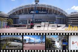 El estadio ANZ está teniendo unos trabajos de mantenimiento y la ciudad de Sídney no todavía no siente el juego. Fotos Eric Berry.