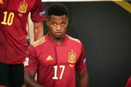 Ansu Fati debutó con la Selección de España a los 17 años, pero no es el primero en lista.