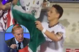 El gesto de “Chicharito” Hernández con la bandera de México que tiene indignados a todos los aztecas: “Déspota y agrandado”
