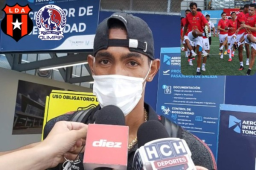 Jerry Bengtson, delantero del Olimpia, considera que el Alajuelense tiene cierta ventaja por jugar de local en su estadio.