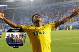 Aficionados del Cádiz elogian y catalogan al delantero hondureño, Choco Lozano, como un “dios”