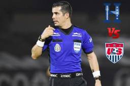 El árbitro mexicano Fernando Hernández Gómez será el central del partido Honduras vs Estados Unidos de este miércoles en el Olímpico. Fotos cortesía