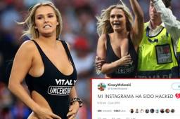 La estadounidense confirmó la noticia a través de sus otras redes sociales luego de volverse más famosa durante el Tottenham-Liverpool.