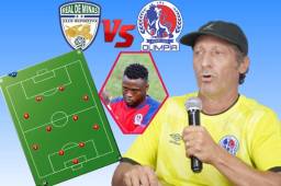 El entrenador del Olimpia, Pedro Troglio, se quejó porque le han criticado sus esquemas y dijo que le pedirá a los periodistas que envíen sus alineaciones para anotarlo, pero confirmó la que saldrá frente a Real de Minas.