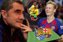 Barcelona visita este sábado Anoeta para enfrentar a la Real Sociedad (9:00 AM) por la jornada 17 del fútbol español y este es el 11 titular de Ernesto Valverde para tratar de conseguir los tres puntos.