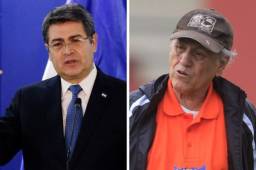 Juan Orlando Hernández lamenta la muerte del entrenador hondureño, José de la Paz Herrera.
