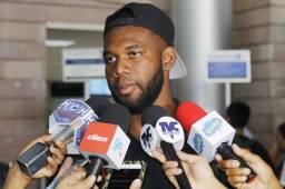 El delantero del Olimpia, Jorge Benguché, es la esperanza de gol de los albos para este jueves frente al Saprissa por la Liga Concacaf. Fotos Ronal Aceituno