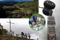 Unas 200 personas visitan cada fin de semana el antiguo Cerro Gordo (ahora Cerro Chapecoense) para rendir homenaje a las 71 personas que el 28 de noviembre de 2016 fallecieron allí en un accidente aéreo que enlutó al fútbol.