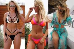 La actriz y modelo Kate Wright se ha convertido en la pareja del exfutbolista inglés, luego de que este perdió a su esposa Rebecca Ellison, por cáncer de mama.