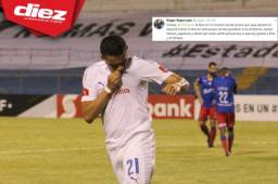 Roger Rojas siempre ha demostrado su gran amor por la camisa del Olimpia.