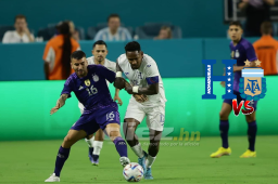El delantero del CF Montreal fue autocrítico tras la goleada argentina ante Honduras en el Hard Rock Stadium de Miami.