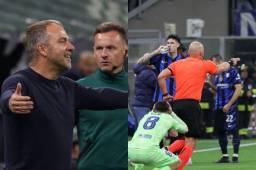 Flick ha cambiado el discurso de hace una semana y sin pelos en la lengua tira un dardo: cada decisión del árbitro era 50/50...