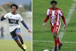 Cristian Sacaza y Roger Sander, dos de los futbolistas más destacados en la convocatoria de la Selección de Honduras para el microciclo del 14 al 17 de marzo.