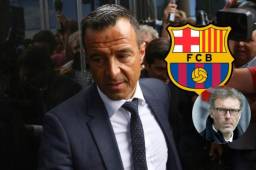 Jorge Mendes busca que Laurent Blanc se convierta en el futuro entrenador del FC Barcelona.