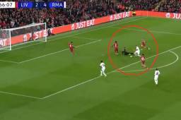 ¡Lo dejó tirado! Elegante golazo de Benzema quitándose a Alisson y definiendo con clase ante Liverpool en Champions