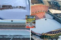 Aquí se jugará el Canadá vs México, se espera que la tormenta invernal deje arriba de 8 pulgadas de nieve esta tarde. La temperatura estará a -17 grados a la hora que arranque el juego.