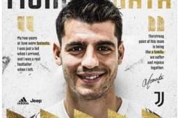 Así ha sido presentado Morata como el nuevo futbolista de la Juventus. Regresa una vez más.