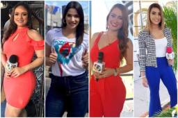 Las bellas presentadoras de televisión lucieron lindísimas en los desfiles de la Independencia.