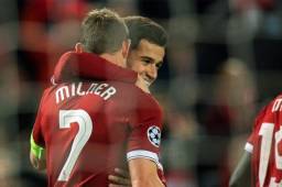 Philippe Coutinho se despachó con un hat-trick en la goleada del Liverpool al Spartak de Moscú 7 goles a 0.