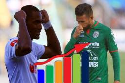 Jerry Bengtson llegó a siete goles en el Apertura-2018 de la Liga Nacional.