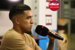 Michael Chirinos habló en exclusiva con DIEZ sobre la Selección de Honduras y del posible pentacampeonato del Olimpia. Fotos DIEZ: David Romero