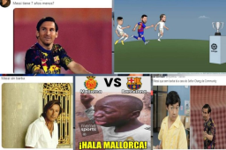 Estos son los mejores memes que dejó el triunfo del FC Barcelona sobre Mallorca. Piden el Balón de Oro para Braithwaite y se burlan del 'look' de Lionel Messi.