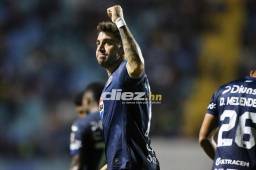 Motagua ganó ante el Águila de El Salvador en Tegucigalpa. Foto: David Romero